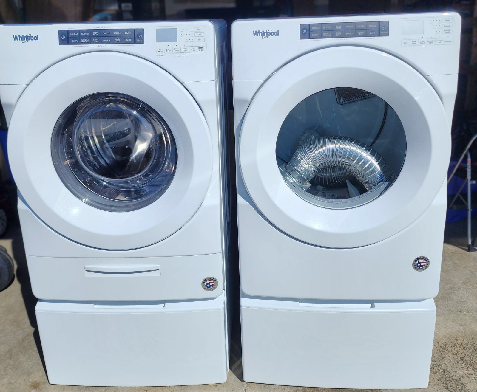 Whirlpool Washer Dryer Front End Load Set