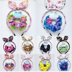 30× PCS BOW EARS HEADBANDS SCRUNCHIES ASSORTED HAIR ACCESSORIES PARTY CUTE BUNDLE LOT