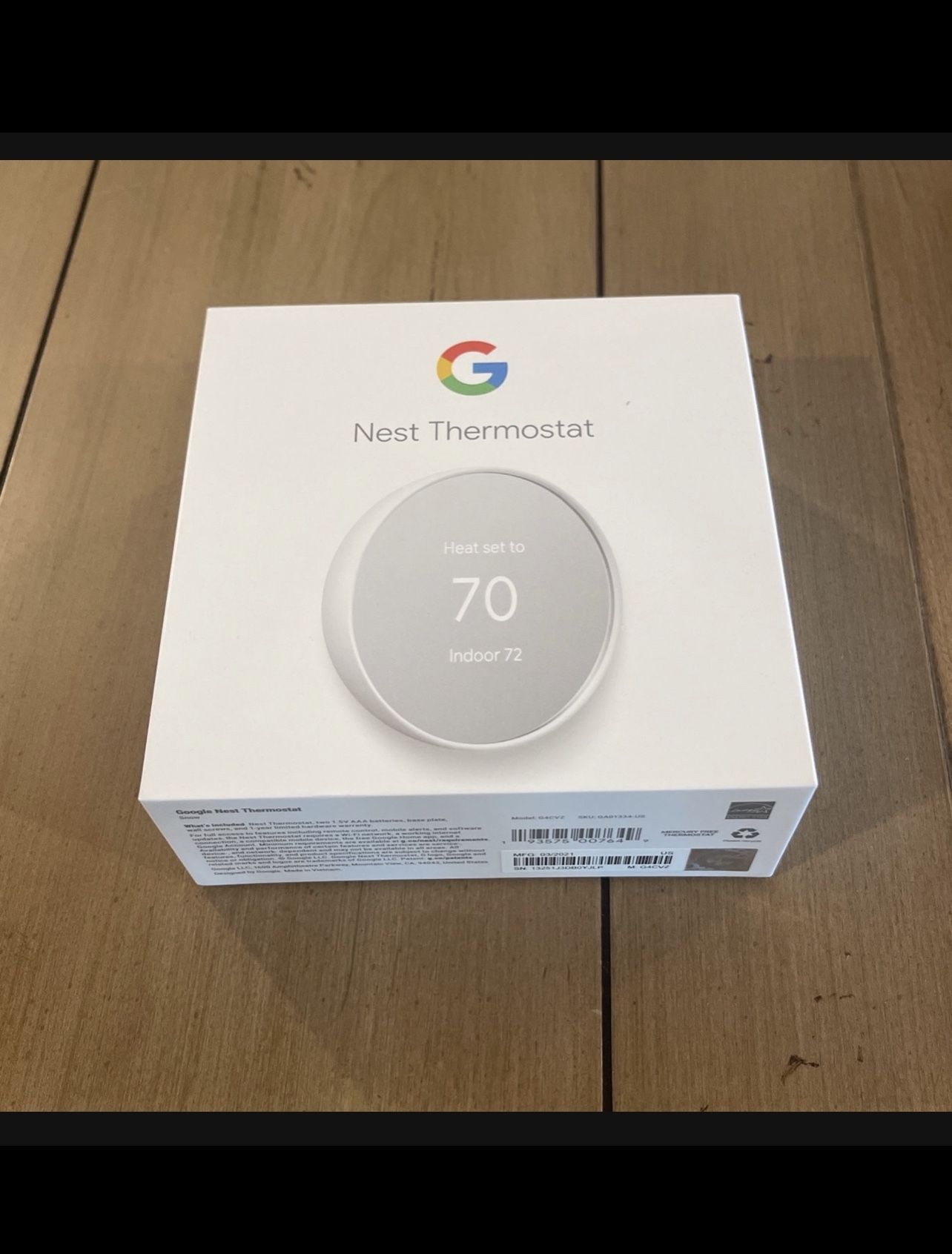 Google Nest Thermostat New