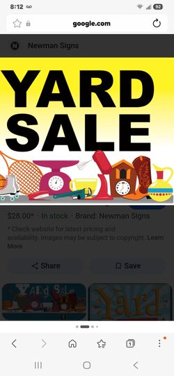 Multi family yard sale