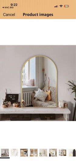 brand new gold mirror