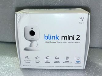 Blink Mini 2 Indoor/Outdoor Plug-In Security Camera