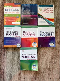 Nursing School Study Books