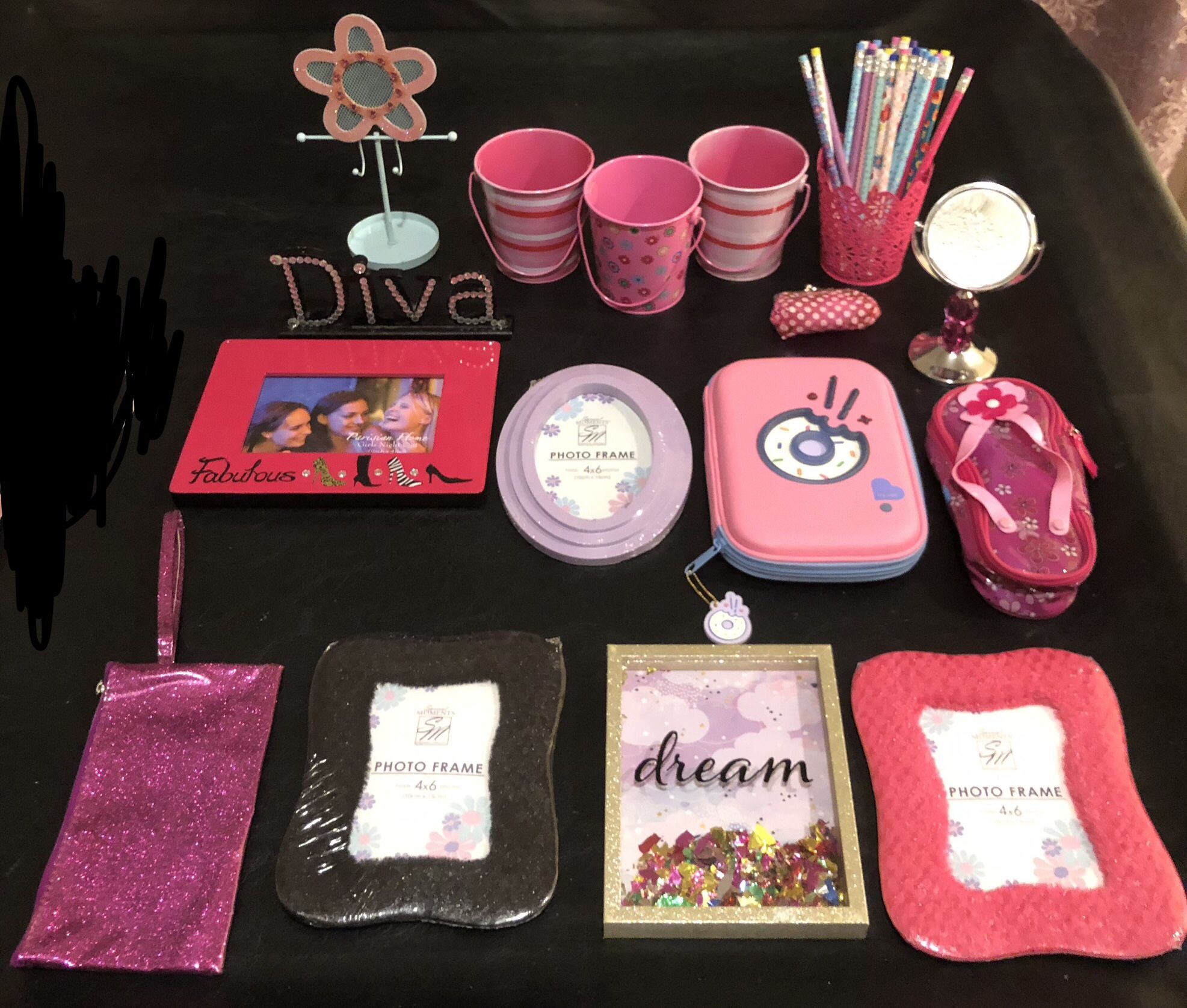 Girls Room Decor, School Supplies, Etc.