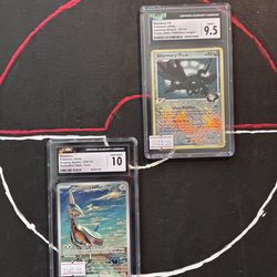CGC MINT+ 9.5: SKARMORY FB (LEAGUE PROMO) 83/147 & CGC GEM MINT 10: SKARMORY ILLUSTRATION RARE 209/191