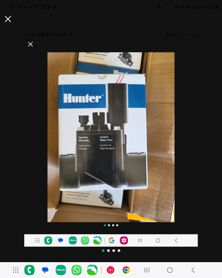 Hunter 1 in. PGV Electric Flow Control Female Threaded Valve