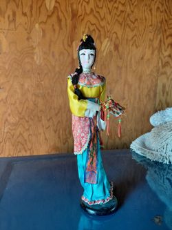 Vintage asian doll