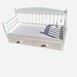 Pet / Dog / Cat / Doll Wood Day Bed With Drawers. Local pick up. Katy area
