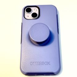 iPhone 14 Otterbox W/ Pop Socket Lavender 