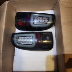 Ford Super Duty Version 3 Light Bar LED Tail Lights - Black Smoke