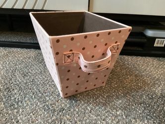 Matching storage bins