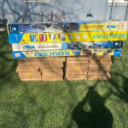 Wholesale Lot – AVS Bugflector II Hood Protectors + Barber Shop Signs (New)