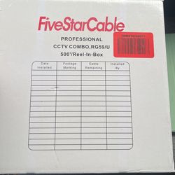 Two Boxes RG59 Siamese Camera Cable Wire 