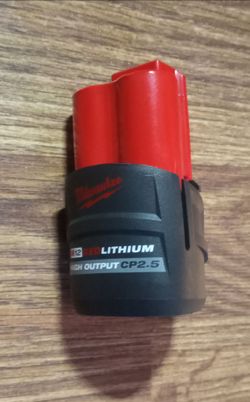 Milwaukee M12 High Output CP2.5 Battery