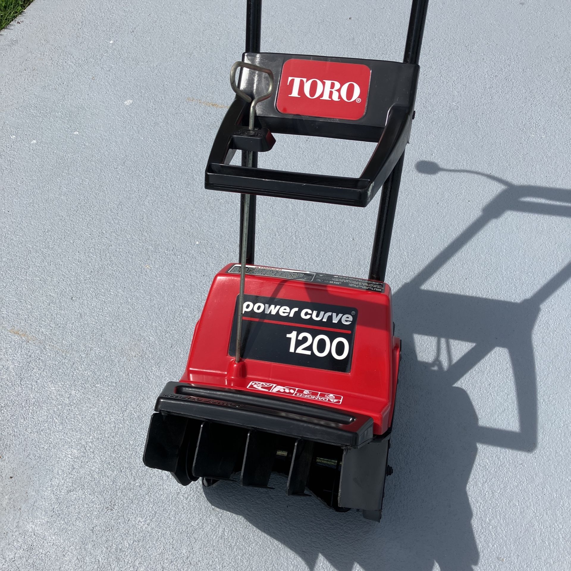 SNOW BLOWER TORO POWER CURVE 1200 ELECTRIC Works Great 👍 Like New