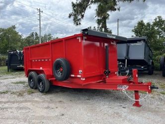 AMP 7 x 14 High Side Dump Trailer 14k