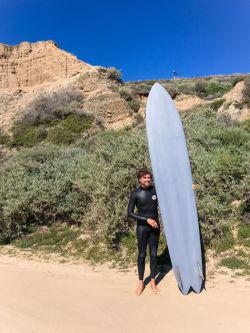 10’10” Zeph Shapes Glider surfboard