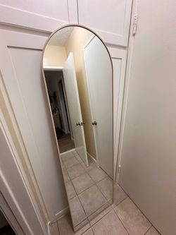 FULL BODY MIRROR- BEIGE COLOR
