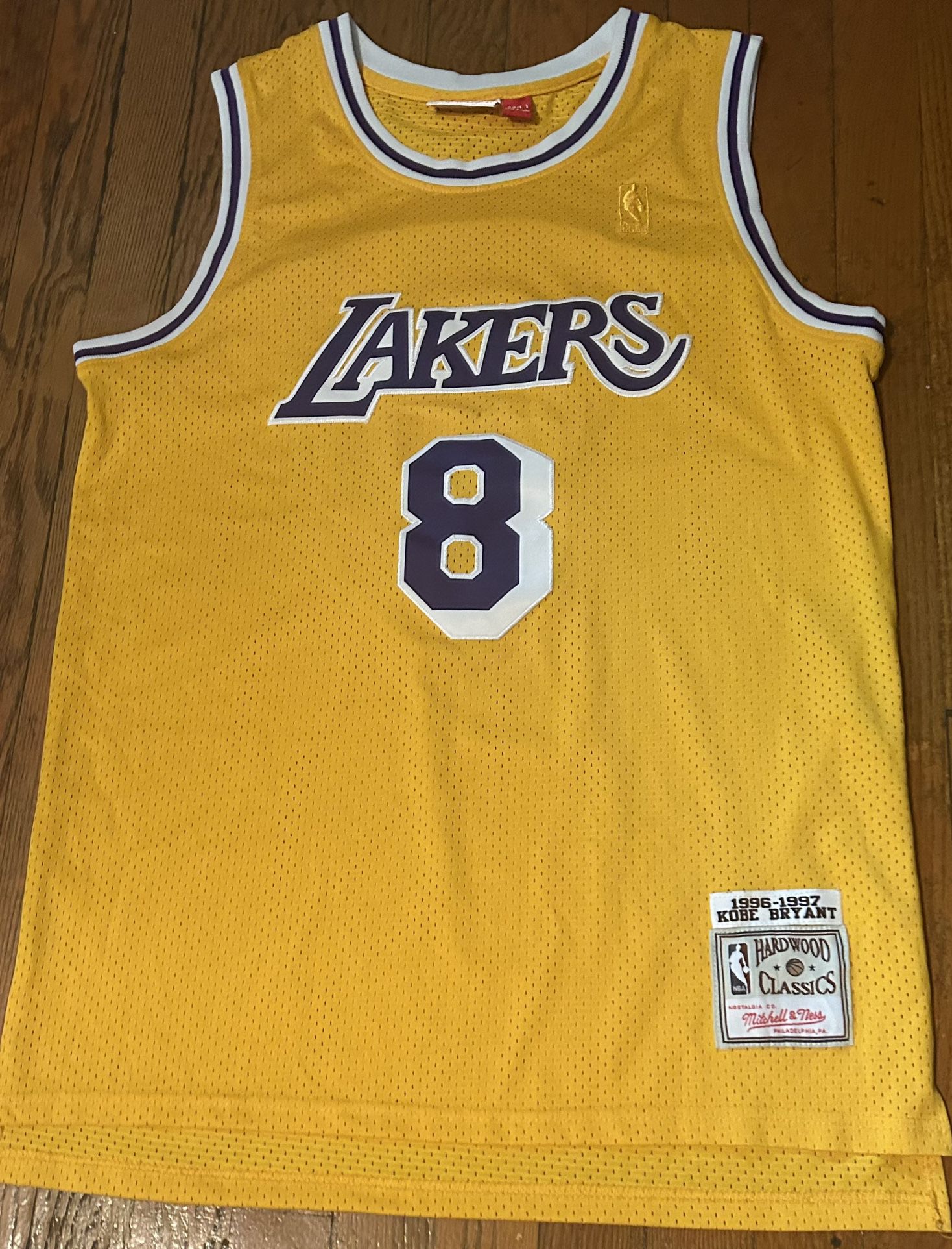 Gold Mens Lakers #8 Kobe Jerseys Sz L