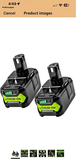 Ryobi batteries
