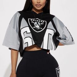 Raiders Jersey Woman’s Fashion Jersey Small 
