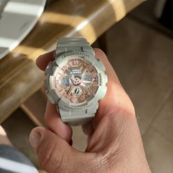 Casio Women's Gmas120mf-2a2 G-shock 40mm Pink Dial Resin Watch