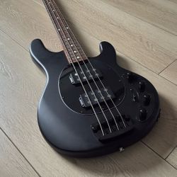 Sterling By Music Man Bass Guitar Stingray RAY34 HH Stealth Black 