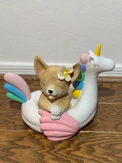 Viral Puppy in Unicorn Swim Float Decor HomeGoods/TJ Maxx
