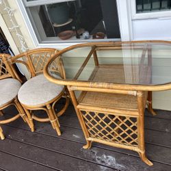 Vintage Table And Chairs Set