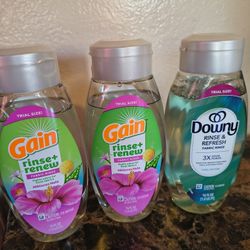 Gain Rinse Renew and Downy Rinse & refresh $4.00 Each 