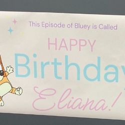 Bluey Birthday Banner 