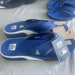Brand New Los Angeles Dodgers Reef Sandals