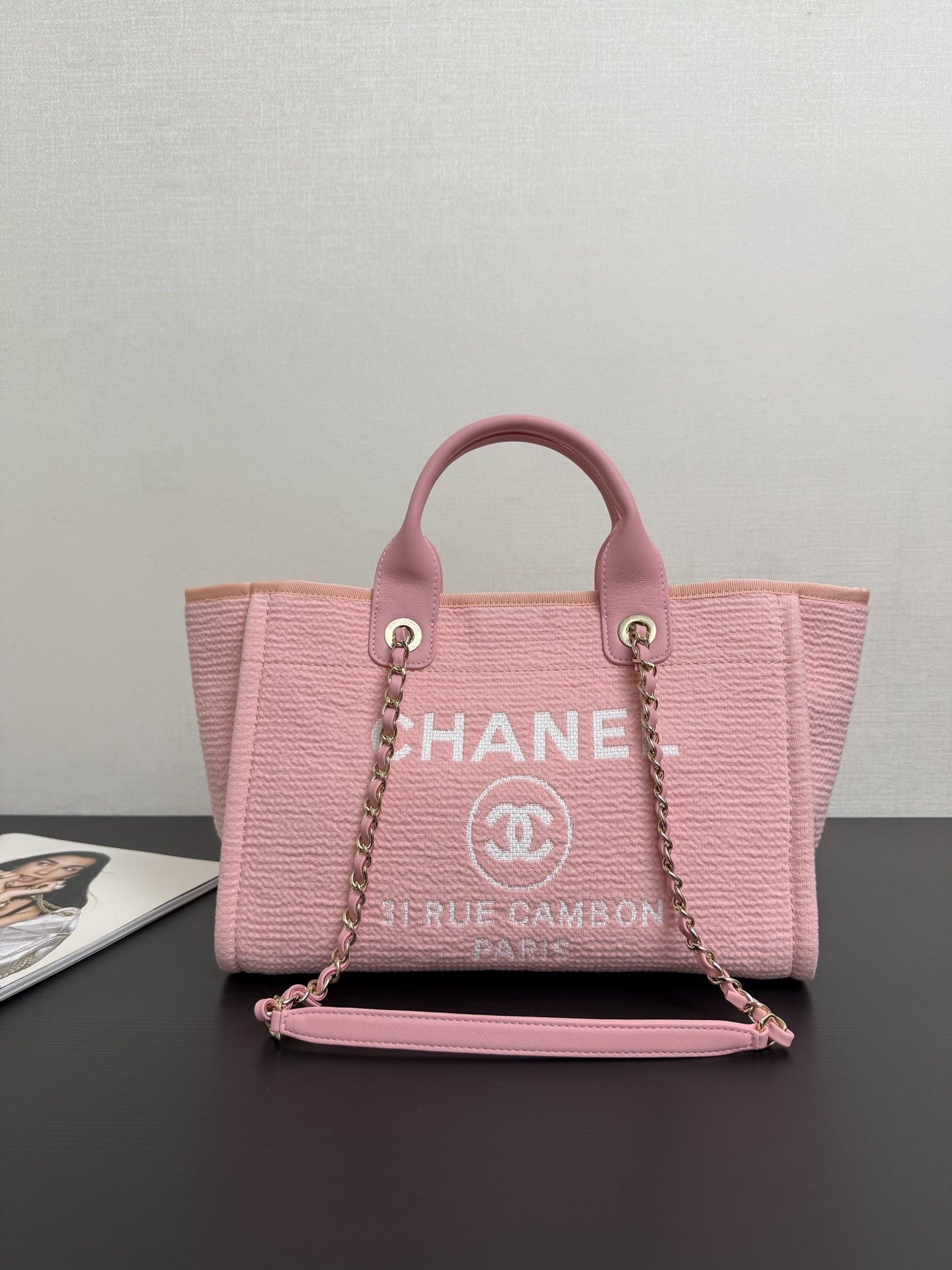 Lux Pink Tote Bags