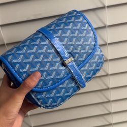 Blue Messenger Bag