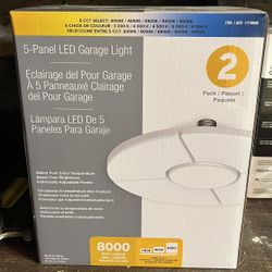 One (1) Five Panel LED Garage Light