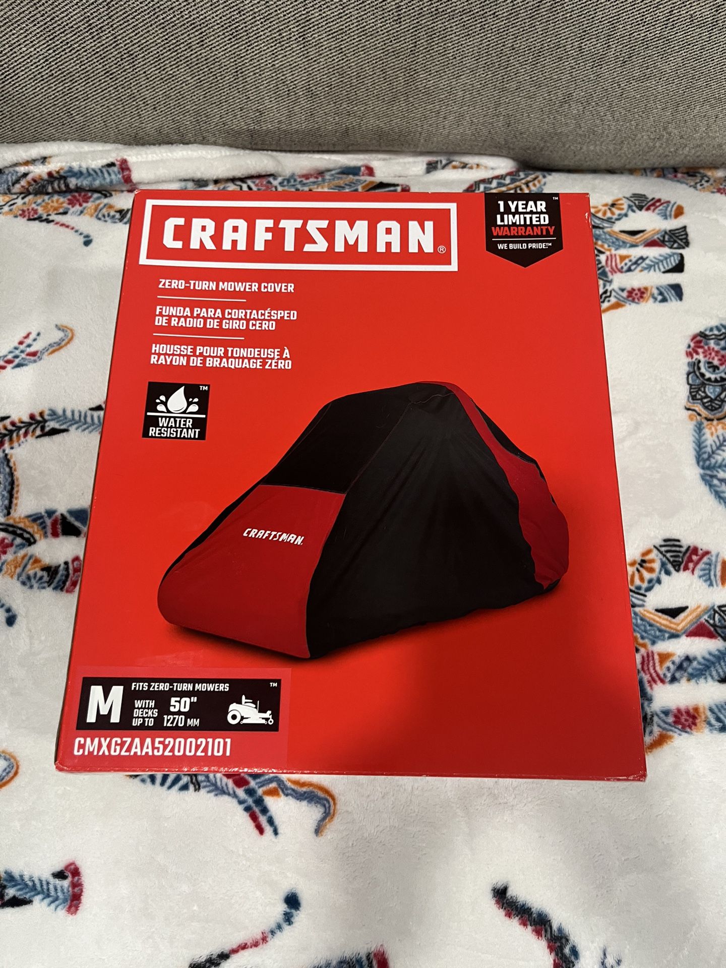Craftsman’s Riding Zero Turn Lawned Mower Cover, Medium