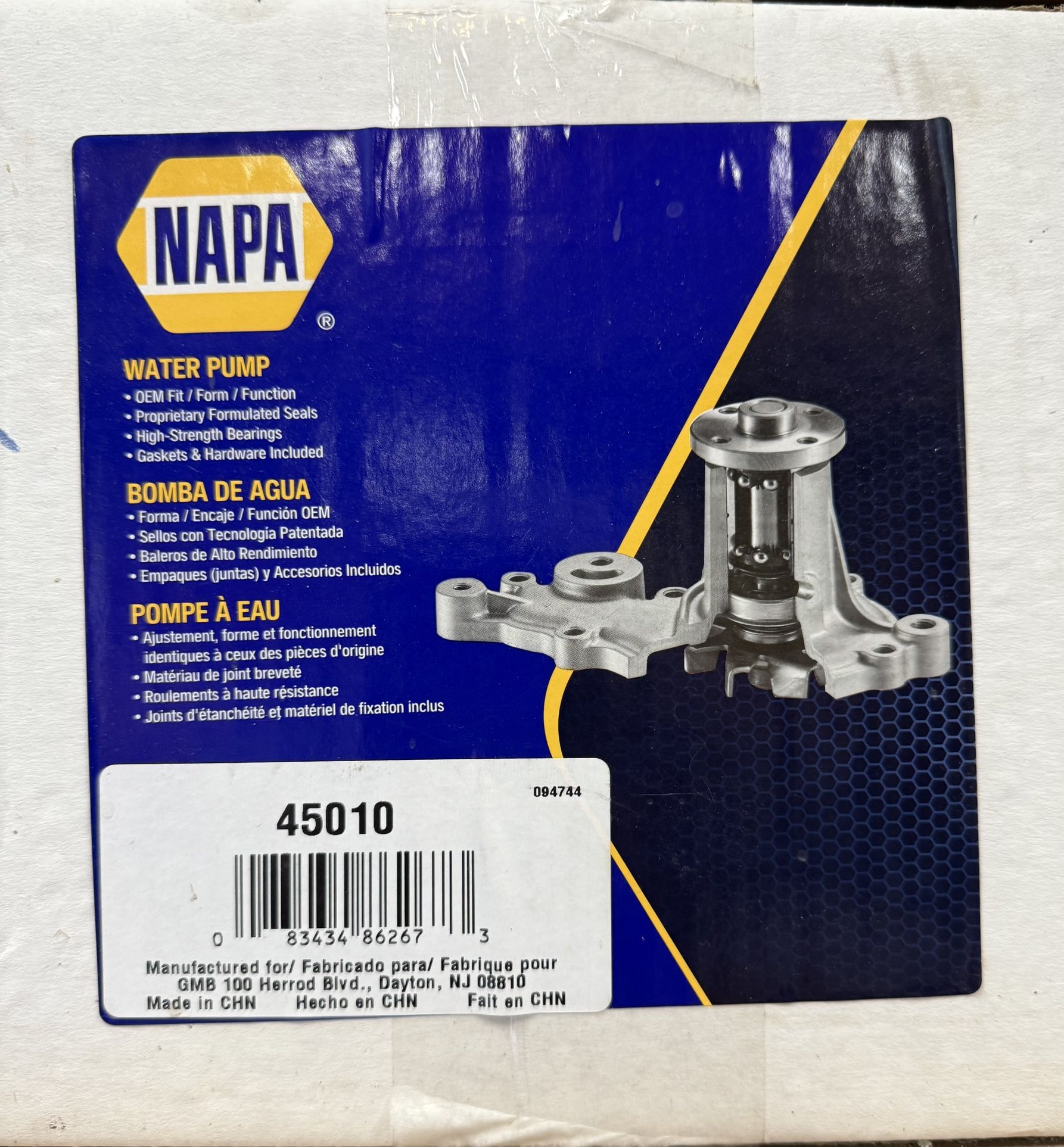 NAPA Water Pump 