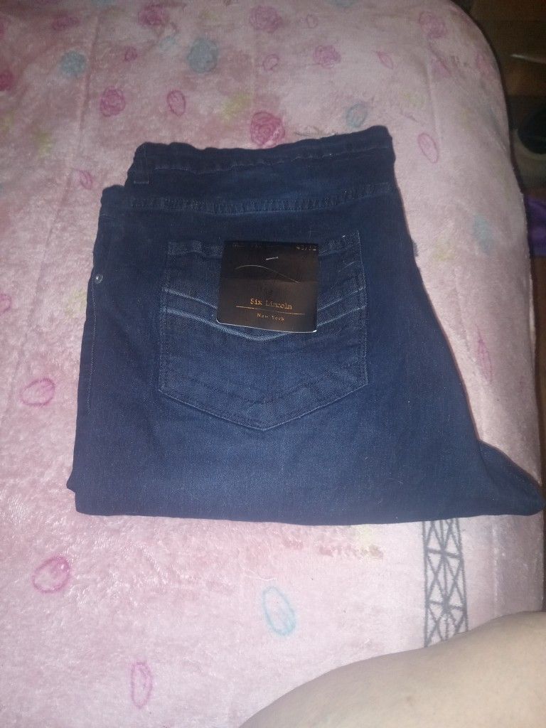 New Men's Jeans Size 42/30 In Blue