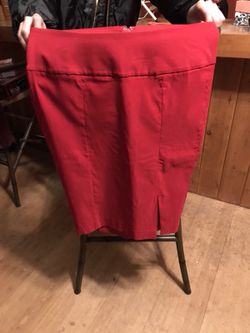 Red Pencil Skirt