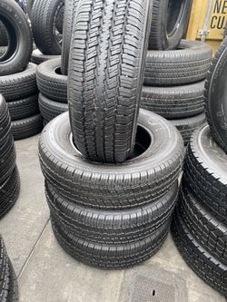 SET CONTINENTAL 235/70/16 CONTINENTAL SEMI NEW 95%TREAD LIFE $280 PRICE INCLUDES PROFESSIONAL INSTALLATION AND TAX