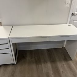 IKEA Desk & Drawer Unit