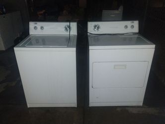 ESTATE WASHER AND GAS DRYER SET