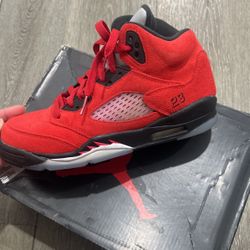 Red Jordan 5’s 