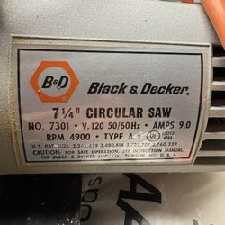 B&D Circular Saw 