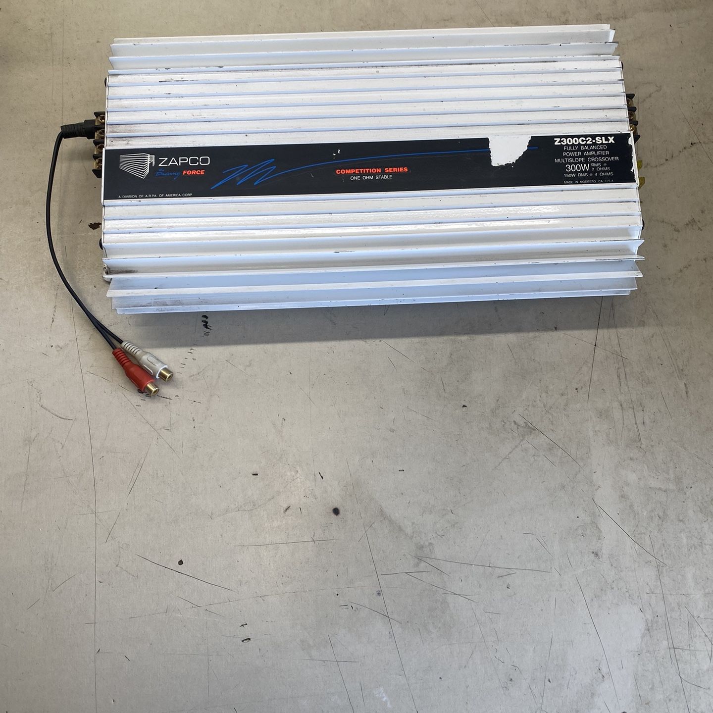 ZAPCO 2ch パワーアンプ   Z300C2-SLX ZAPCO 2ch パワーアンプ Z300C2-SLX - メルカリ