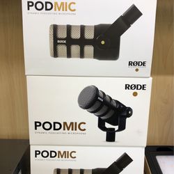 RODE PodMic Dynamic Podcasting Microphone 