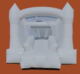 White Toddler Bounce House 8x8 For Sale