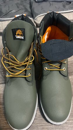 Timberland Boots Olive Green Lace-Up