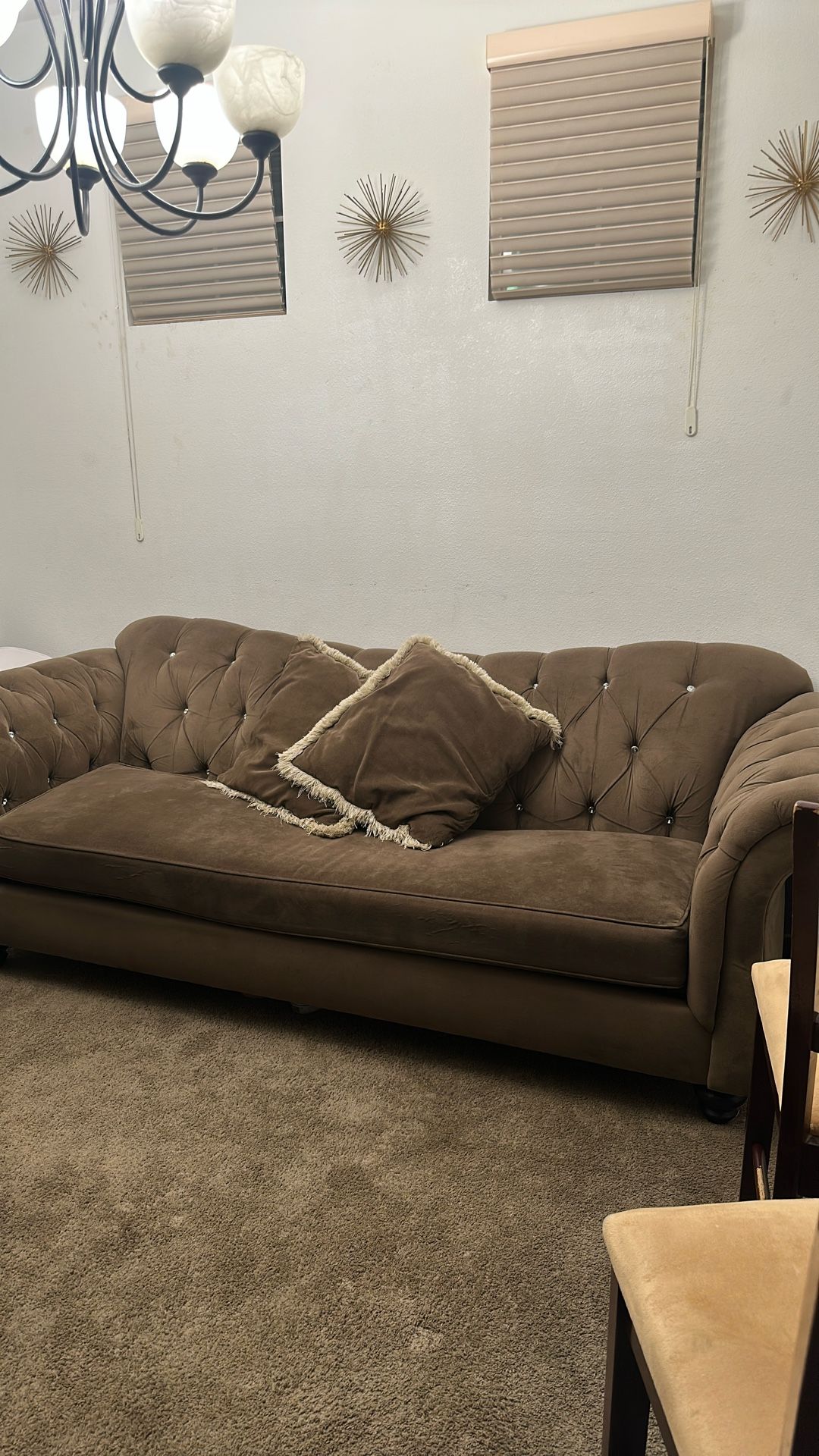 Brown Vintage Couch