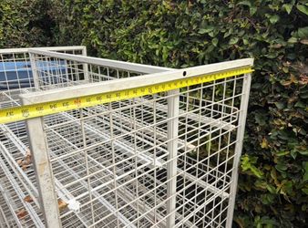 2 Heavy Duty Metal Wire Shelving Racks